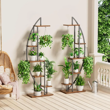 Načítať obrázok do zobrazovača galérie, Rastliny v tvare polmesiaca s LED osvetlením – 7 úrovní