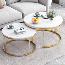 Načítať obrázok do zobrazovača galérie, Konferenčné stolíky z imitácie mramoru