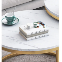 Načítať obrázok do zobrazovača galérie, Konferenčné stolíky z imitácie mramoru